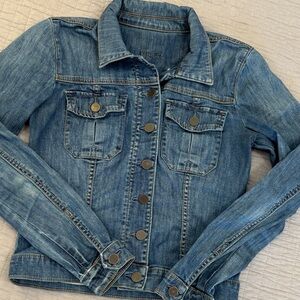Kut from the Kloth Amelia Denim Jacket Medium Wash Size S